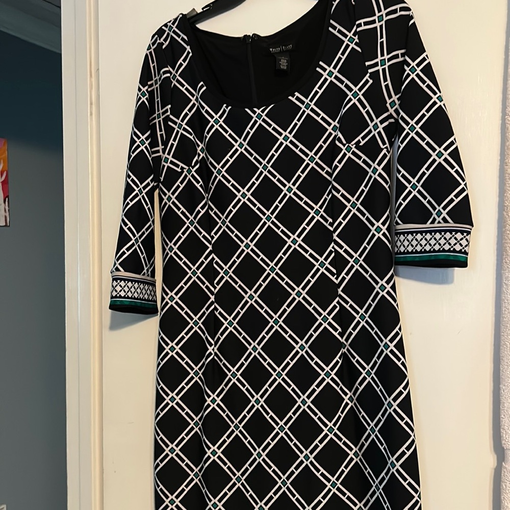 White House black market printed dress